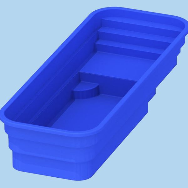 استخر فایبرگلاس سایز 3 در 8 متر