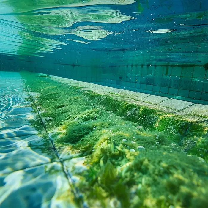 جلبک در استخر